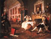 William Hogarth Marriage a la Mode Scene II Early in the Morning china oil painting artist